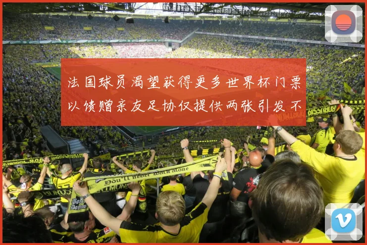法国球员渴望获得更多世界杯门票以馈赠亲友足协仅提供两张引发不满